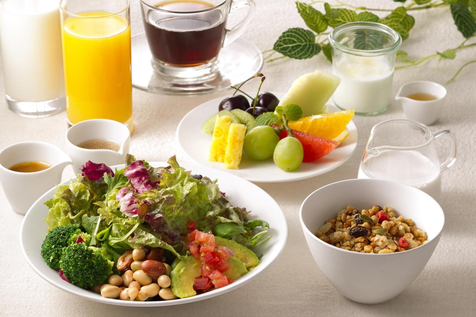 Miyako Hotel Hakata Fukuoka  Exterior foto A healthy breakfast